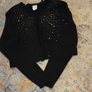 Wonder Nation Black Knit Sweater